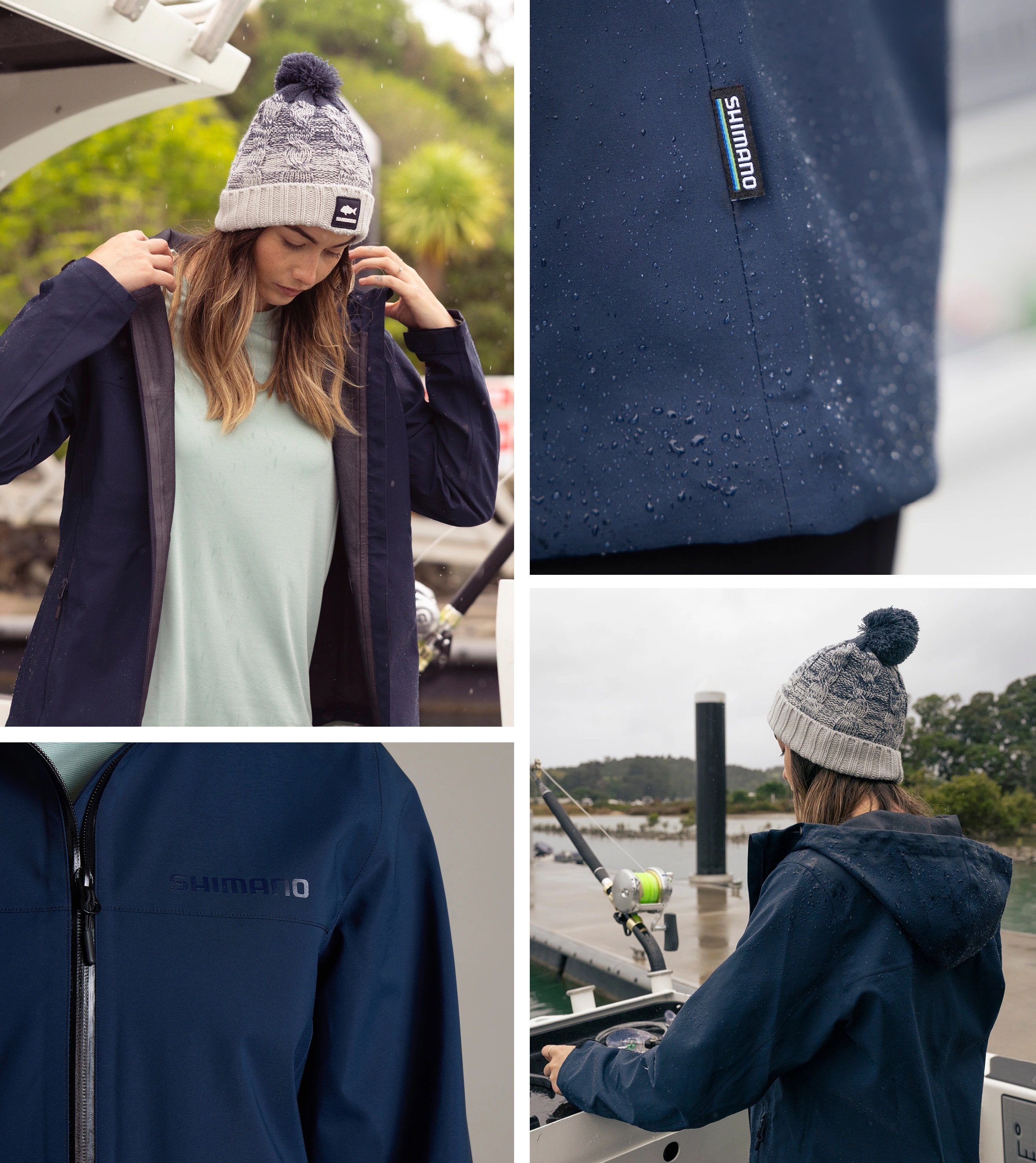 Shimano Ocean Blues Womens Waterproof Jacket