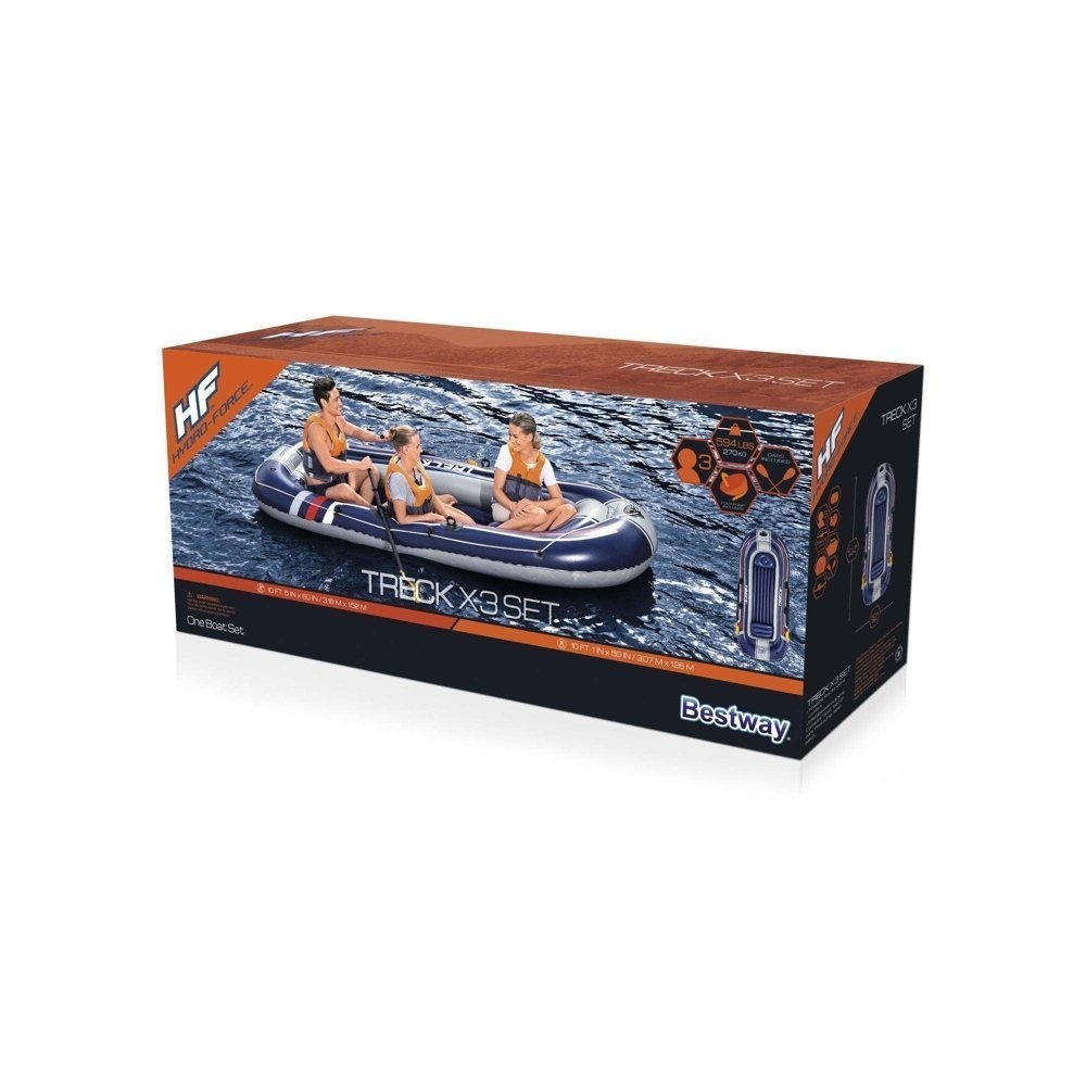Hydro-Force Treck X3 Inflatable Raft Set 9ft 8in