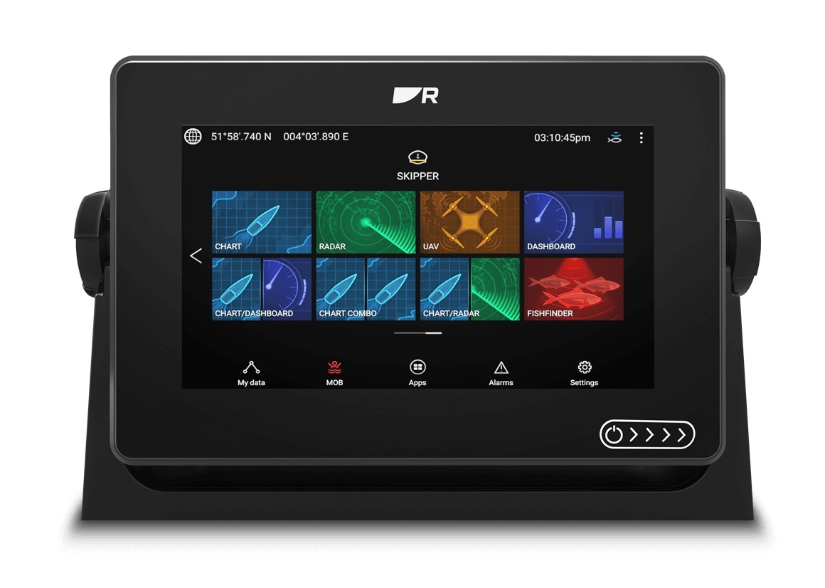 Raymarine Axiom Plus 7RV Multifunction Display 600W with RV100 Transducer and NZ Chart Card