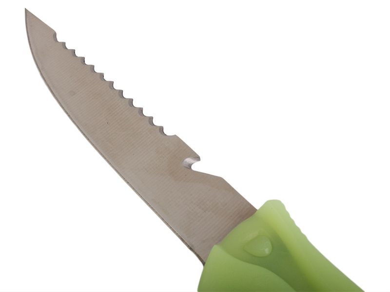 Holiday Bait Knife with Sheath Glow 10cm