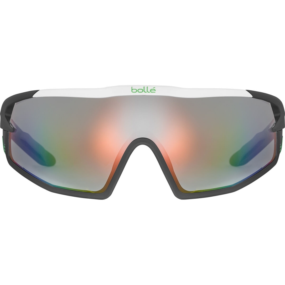Bolle B-ROCK PRO Sunglasses Matte White Phantom Clear Green