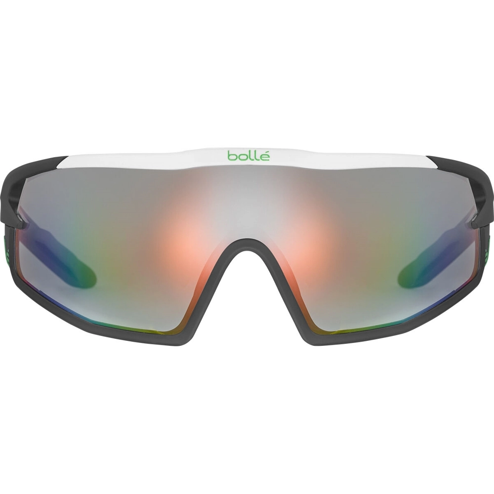 Bolle B-ROCK PRO Sunglasses Matte White Phantom Clear Green Bolle B-ROCK PRO Sunglasses Matte White Phantom Clear Green