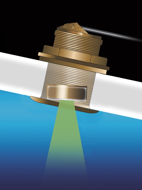 Airmar XSONIC B150M Bronze Tilted Element Thru-Hull Transducer 0-degree Tilt