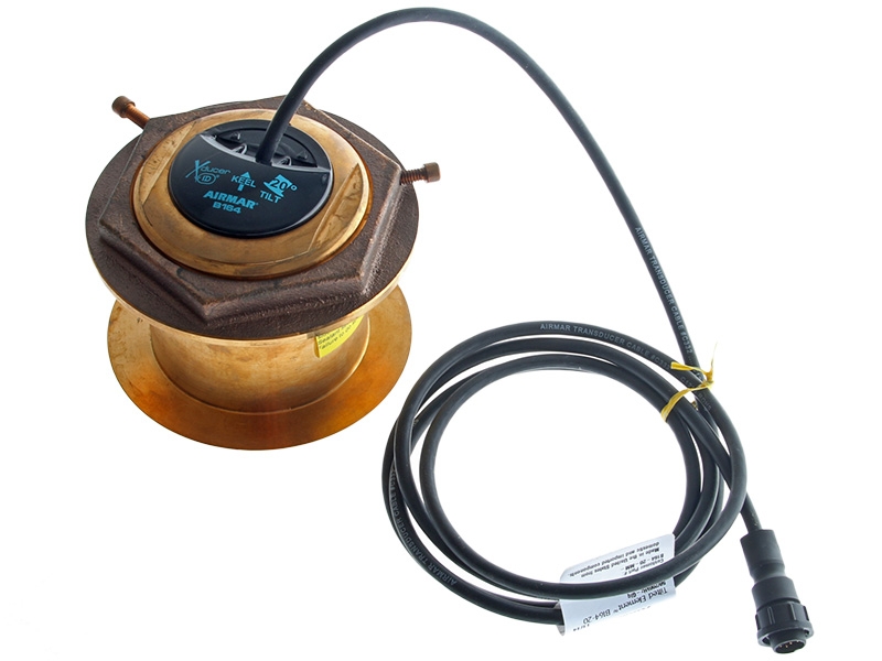 Airmar B164 Tilted Bronze Thru-Hull Transducer 1kW 20 Degree Tilt