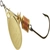 Mepps Aglia French Spinner Lure Single Hook Gold 3.5g #1