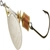Mepps Aglia French Spinner Lure Single Hook Silver 3.5g #1