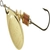 Mepps Aglia French Spinner Lure Single Hook Gold 4.7g #2