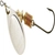 Mepps Aglia French Spinner Lure Single Hook Silver 4.7g #2