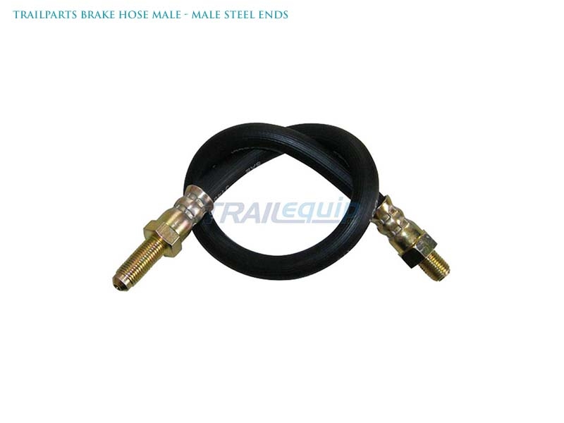 Trailparts Brake Hose Male - Male Steel Ends