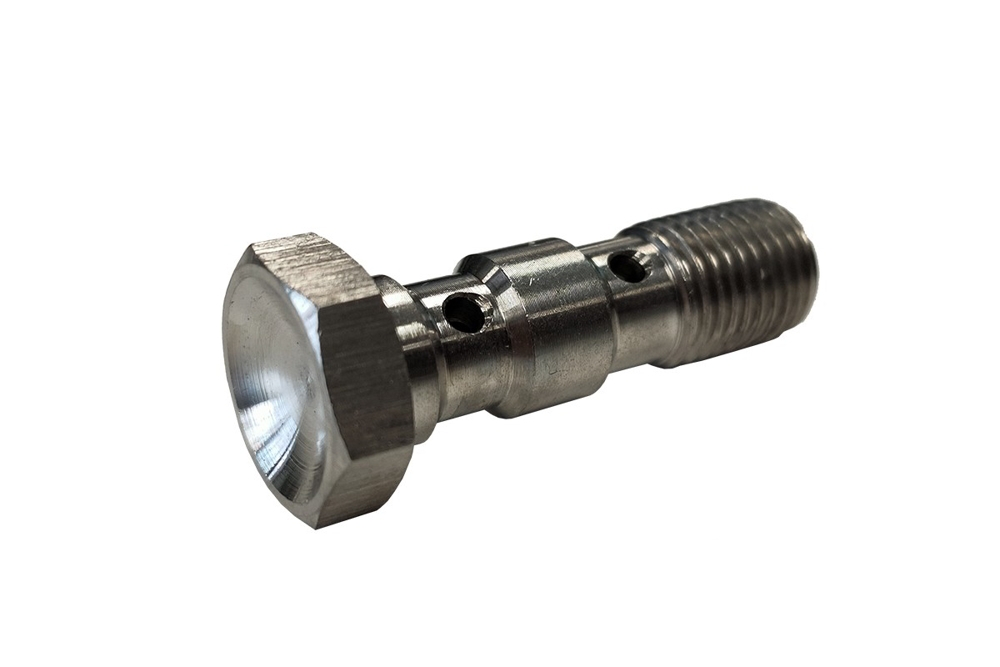 Trailparts Banjo Bolt 3/8in UNF Double for Banjo Hoses