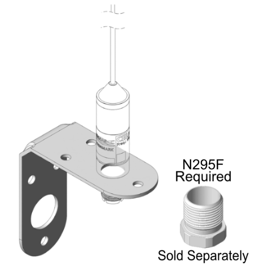 AC Antennas N163F Angle Mast Mount - Excl Nut and Washer