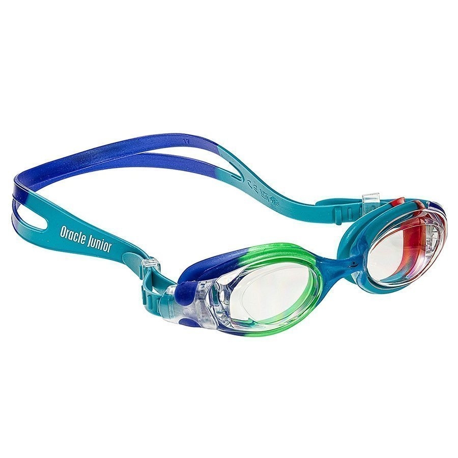Aqualine Oracle Junior Swimming Goggles Blue/Green/Teal