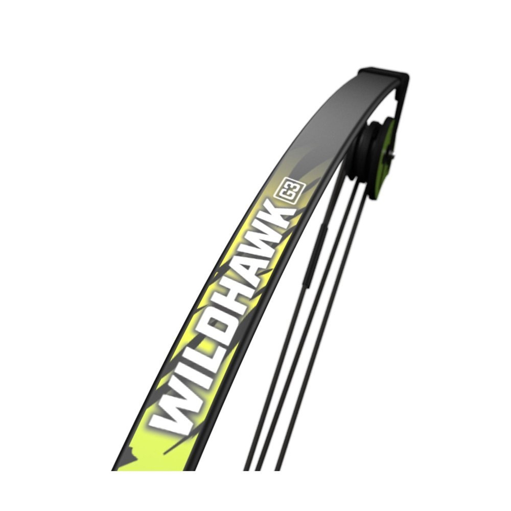 Barnett Wildhawk G3 Compound Bow and Arrow Set Green