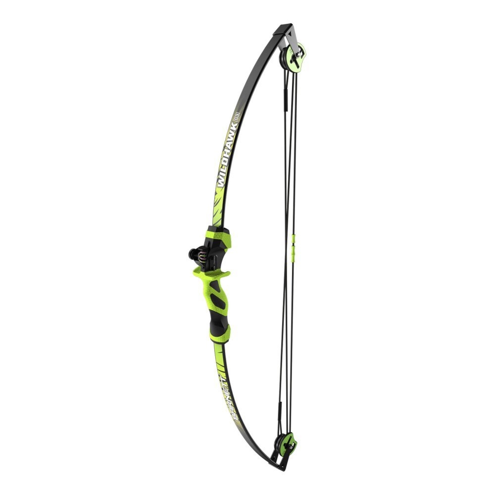 Barnett Wildhawk G3 Compound Bow and Arrow Set Green