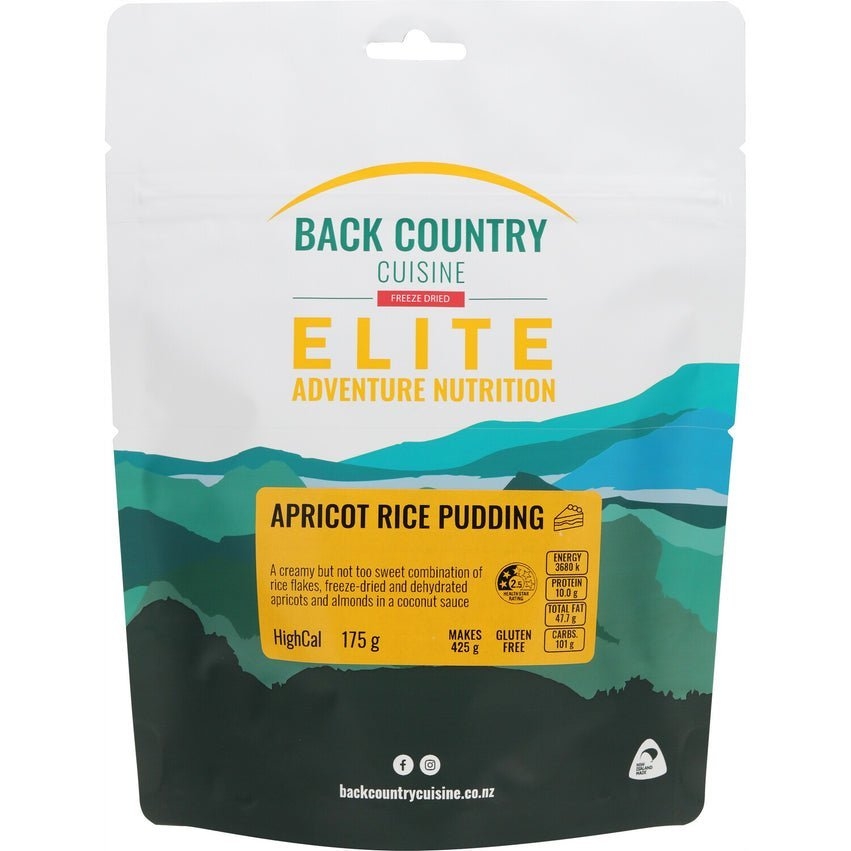 Back Country Cuisine Elite Apricot Rice Pudding Gluten-Free Regular