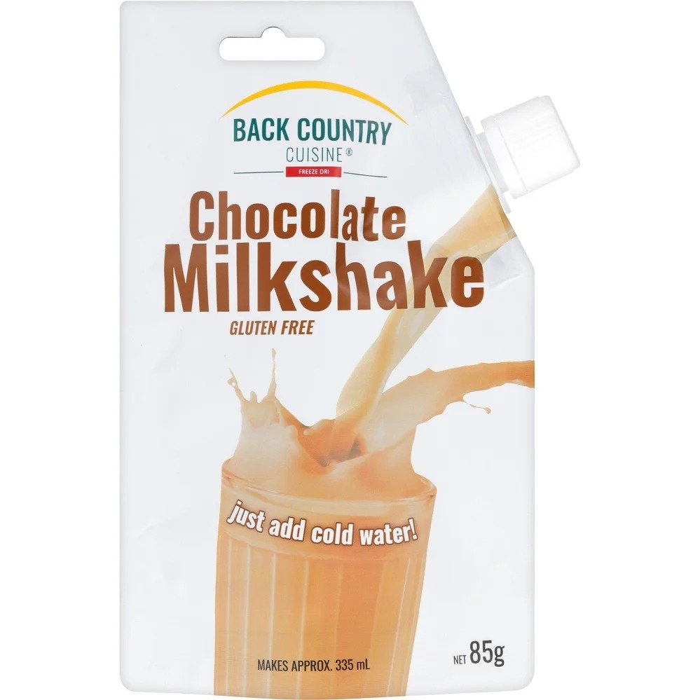 Back Country Cuisine Chocolate Milkshake Gluten-Free 85g