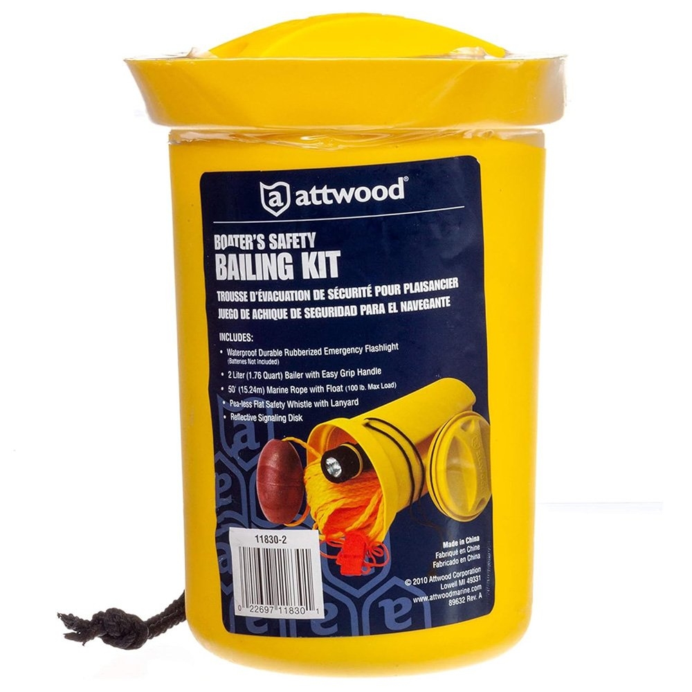 Attwood Boater's Safety Bailer Kit