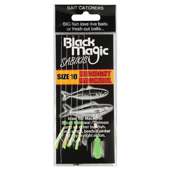 Black Magic Bait Sabiki Midnight Mackerel