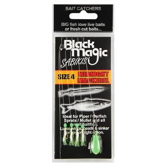 Black Magic Bait Sabiki Midnight Mackerel