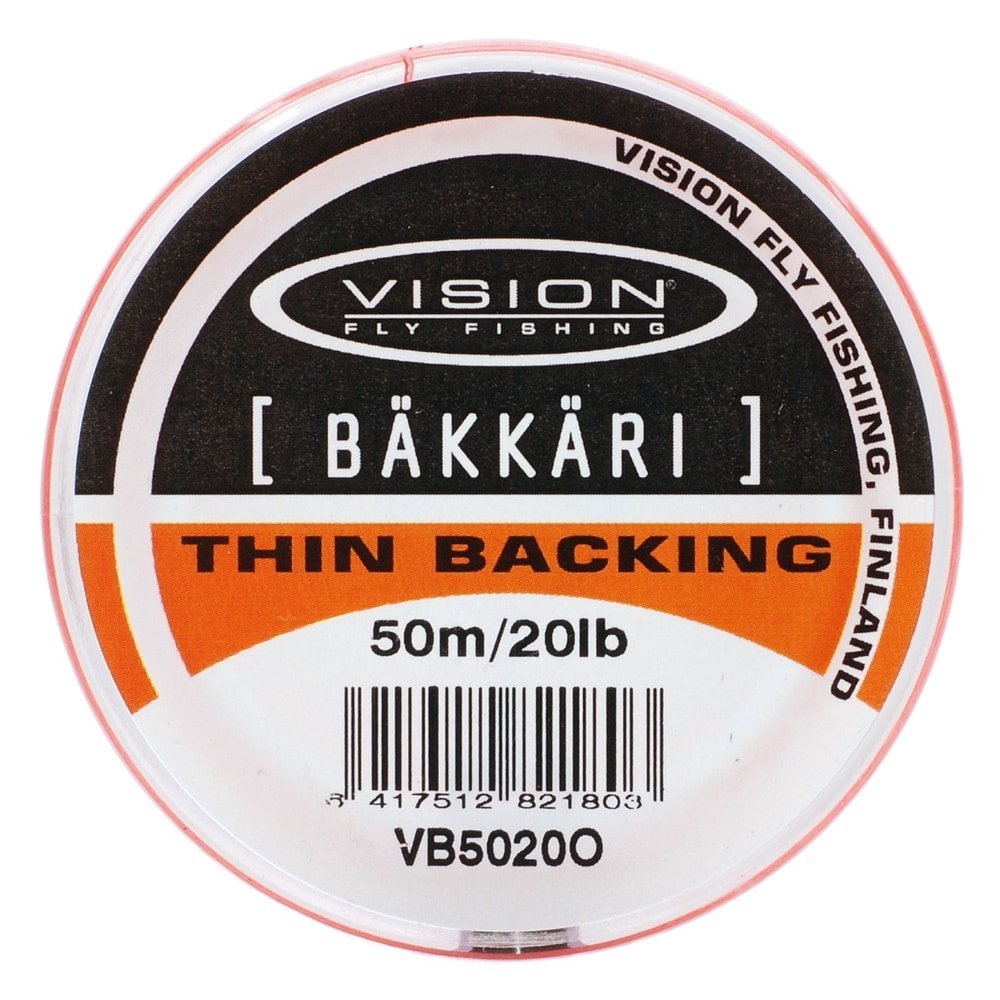 Vision Bakkari Fly Line 50m 20lb White Backing