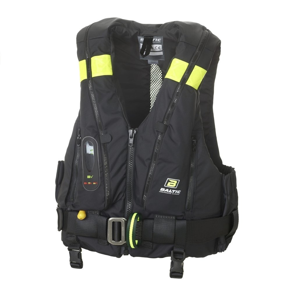 Baltic Hybrid 220N Manual Inflatable Life Jacket Black 60-120kg