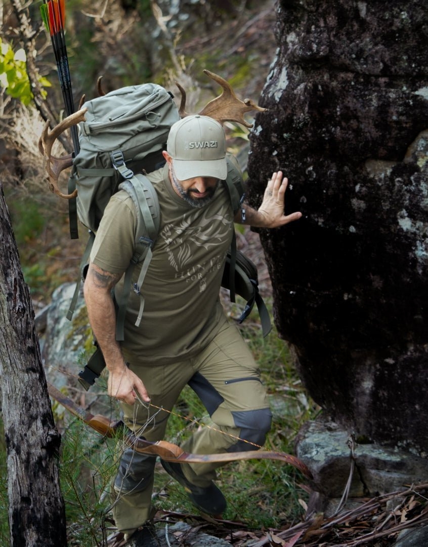 Swazi Hunter For Life Mens T-Shirt