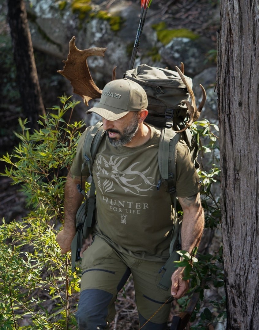 Swazi Hunter For Life Mens T-Shirt
