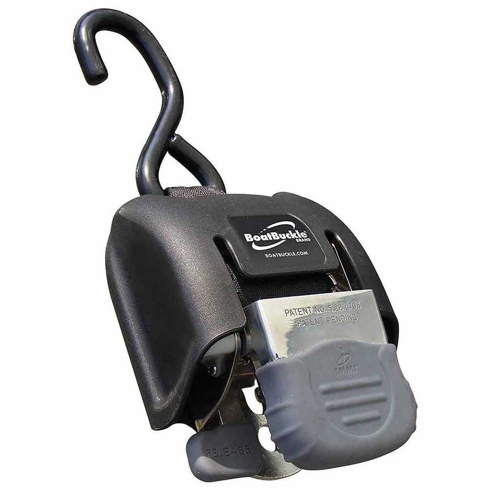 IMMI BoatBuckle Stainless Steel Retractable Bow Tie-Down