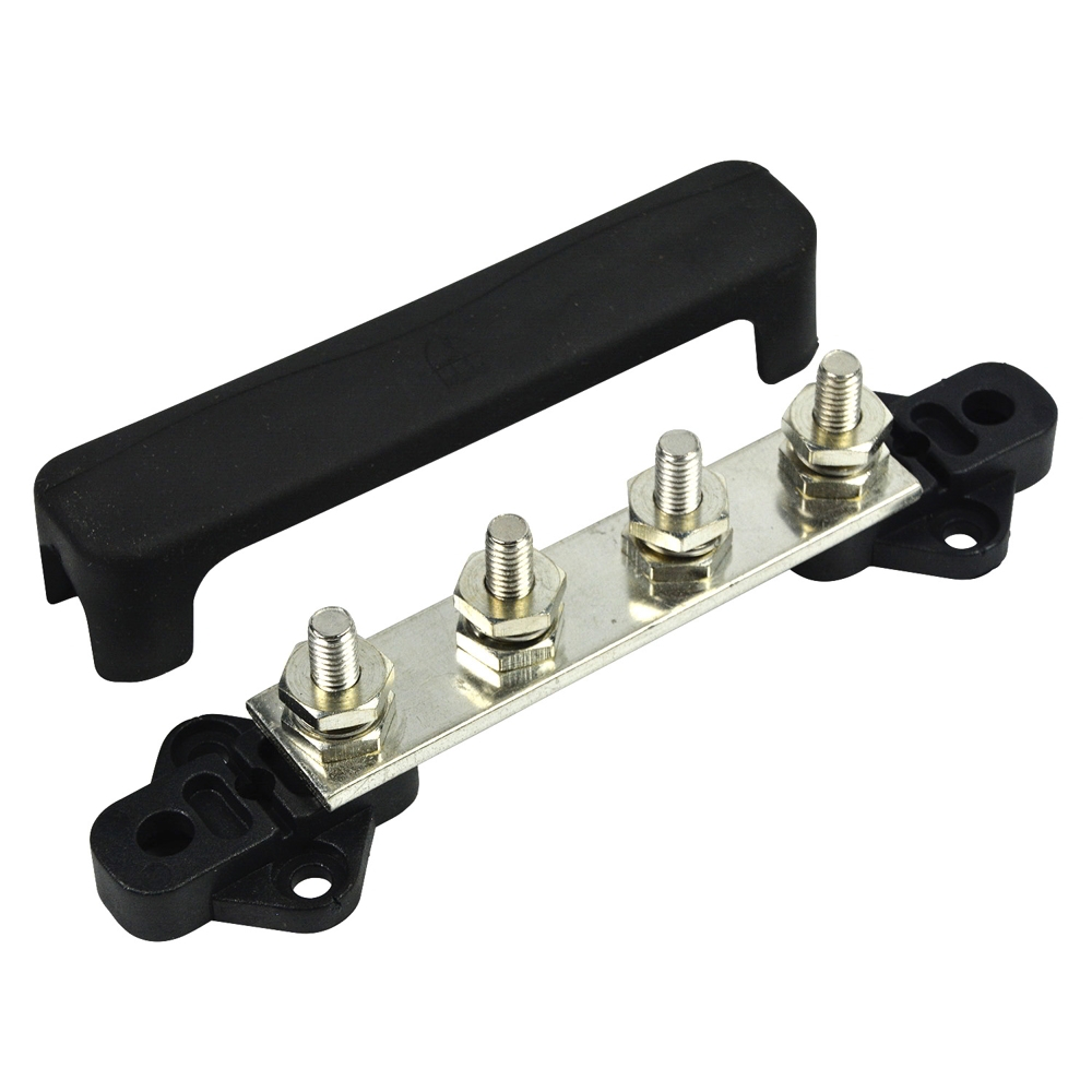 BEP 4 Way Multi Purpose Buss Bar 0.63cm Studs/150A