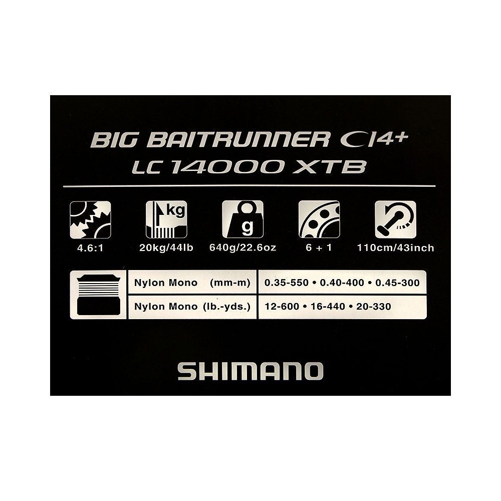Shimano Big Baitrunner CI4+ XTB Long Cast Power Aero Low Rider Surf Combo 13ft 11in 250g 3pc
