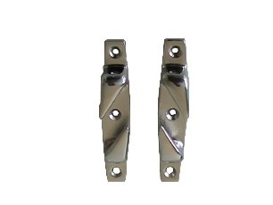 Cleveco 316 Stainless Steel 115mm Skene Bow Chock Pair - Right and Left