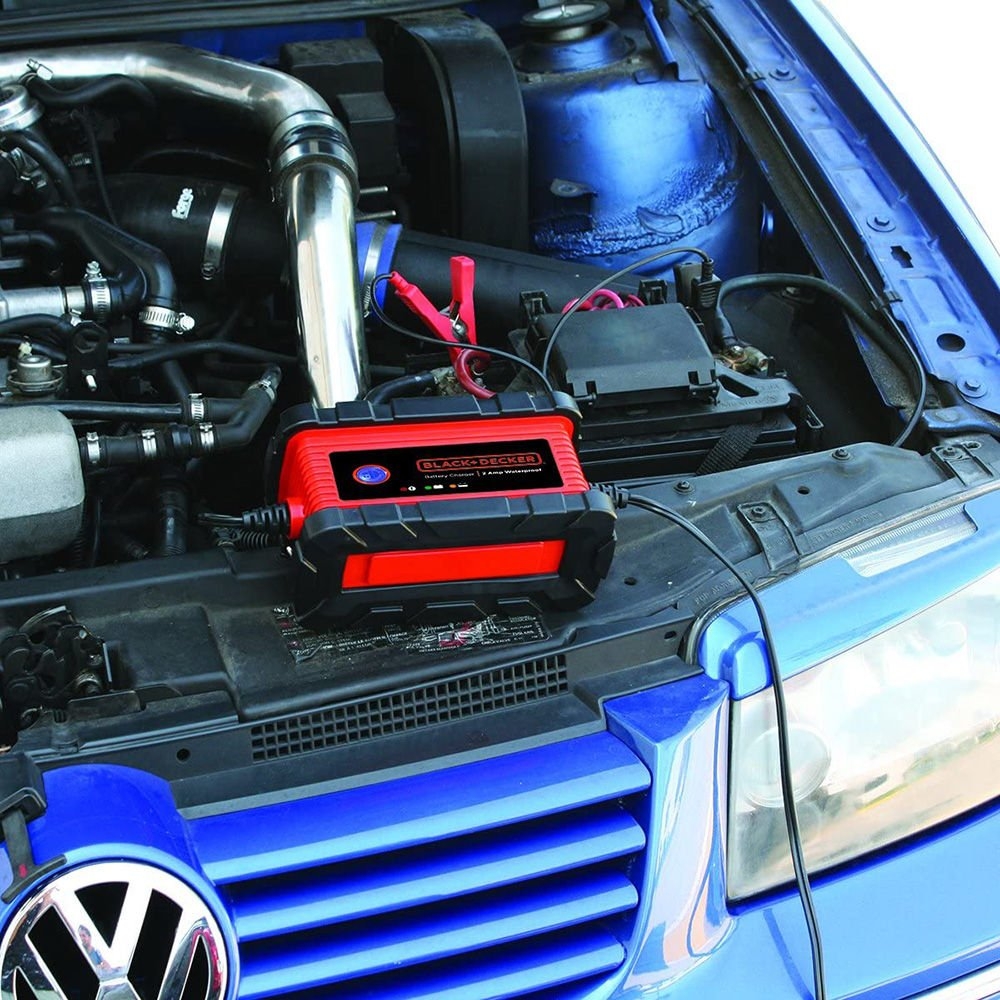 BLACK+DECKER Waterproof Battery Charger/Maintainer 2A