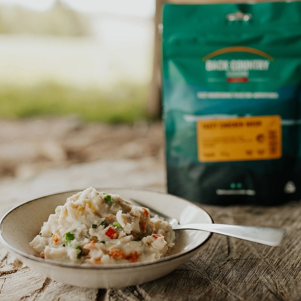 Back Country Cuisine Freeze Dried Meal Tasty Chicken Mash