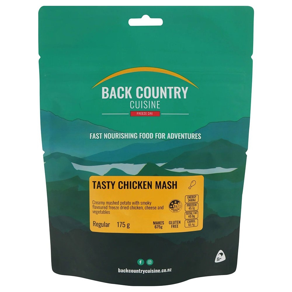 Back Country Cuisine Freeze Dried Meal Tasty Chicken Mash Regular 175g