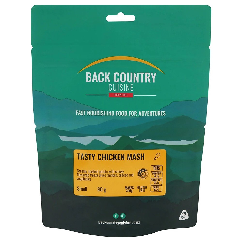 Back Country Cuisine Freeze Dried Meal Tasty Chicken Mash Small 90g