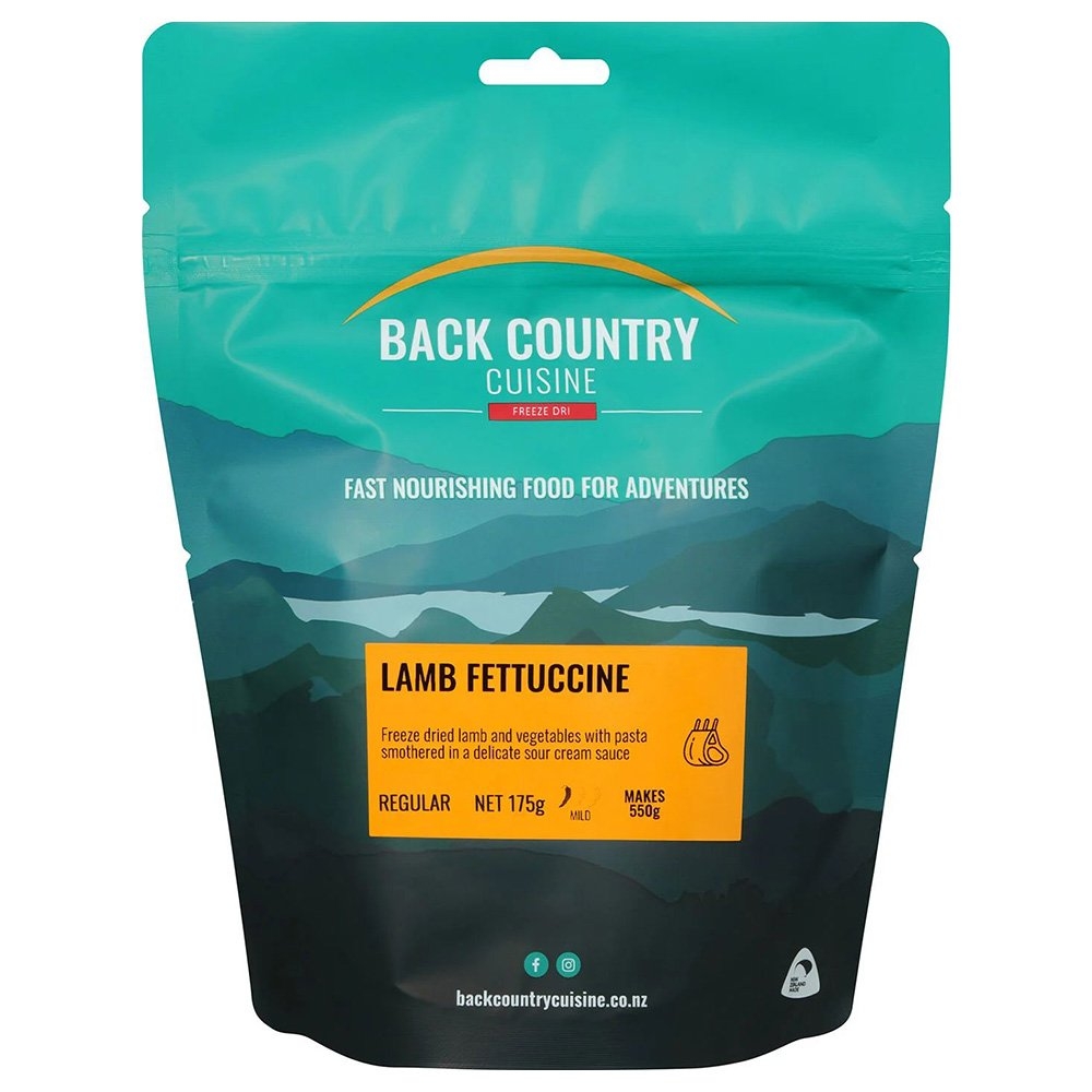 Back Country Cuisine Freeze Dried Meal Lamb Fettuccine Regular 175g
