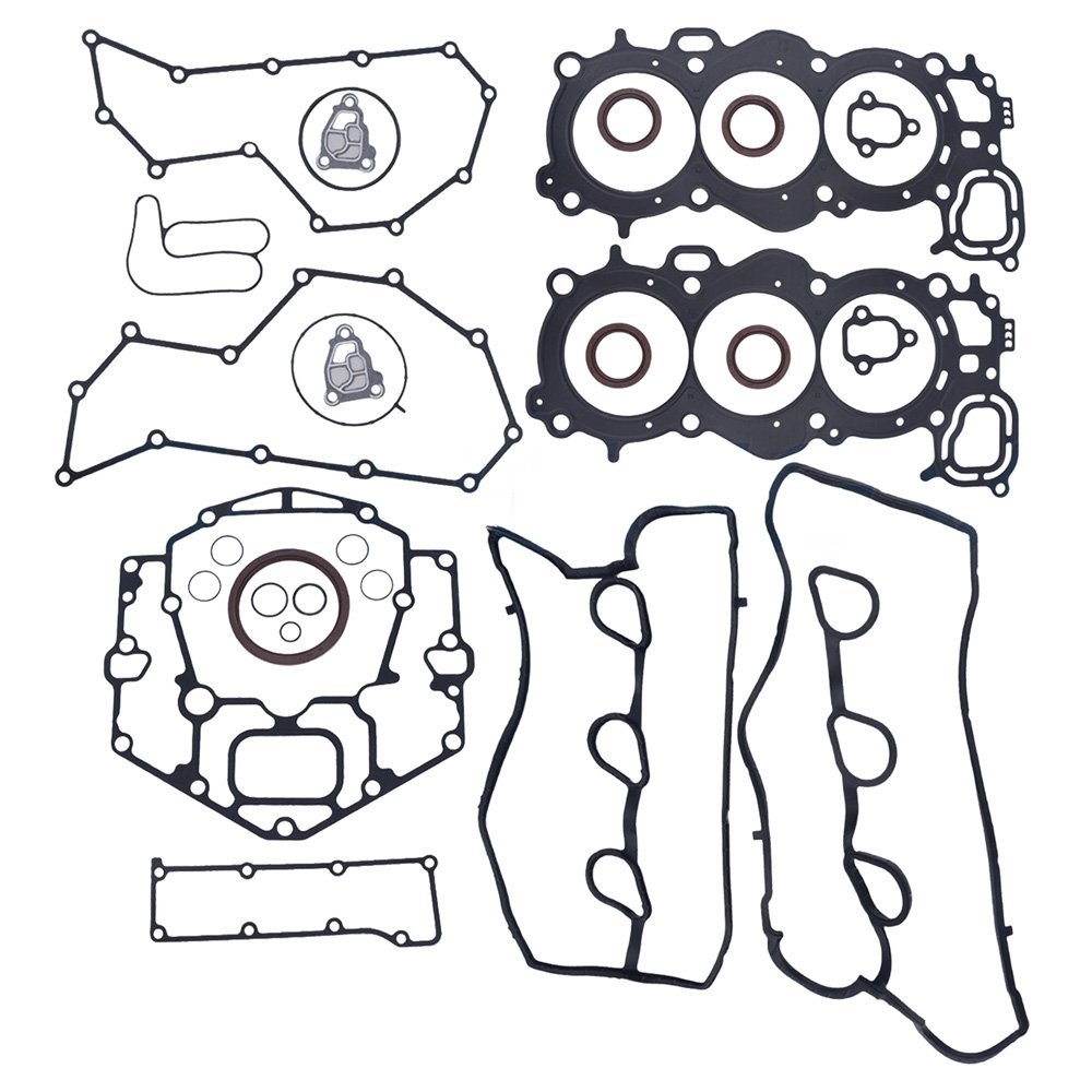 SUNCHEV 6CB-W0001-04 Powerhead Gasket Kit for Yamaha Engines 4.2L V6 200HP to 300HP