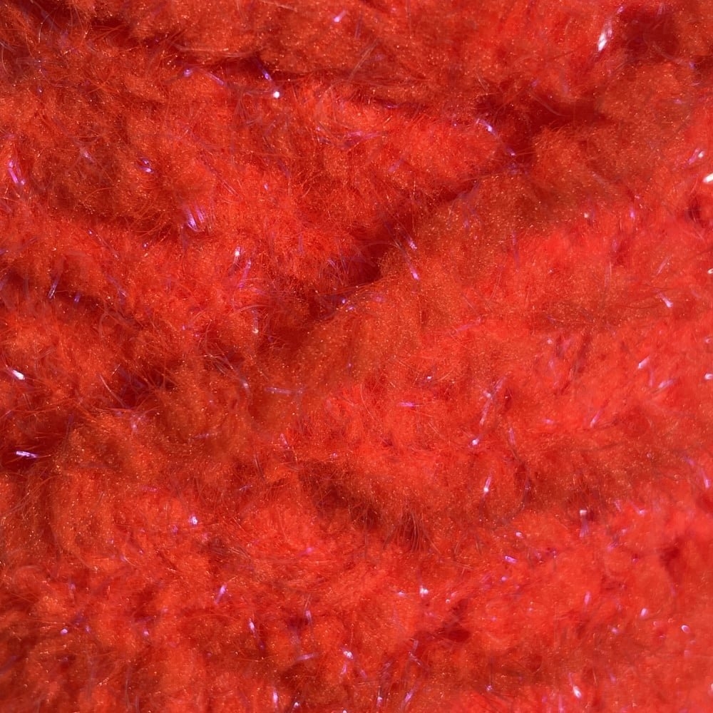 Semperfli Eggstatic Egg Fritz Chenille 8mm Fluoro Hot Red