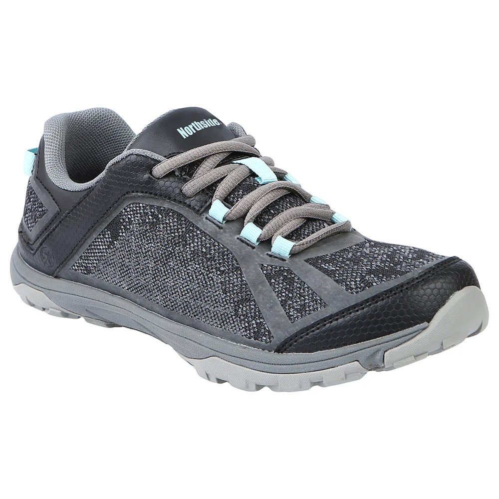 Northside Belmont Trek Womens Hiking Shoes Black/Aqua US8.5
