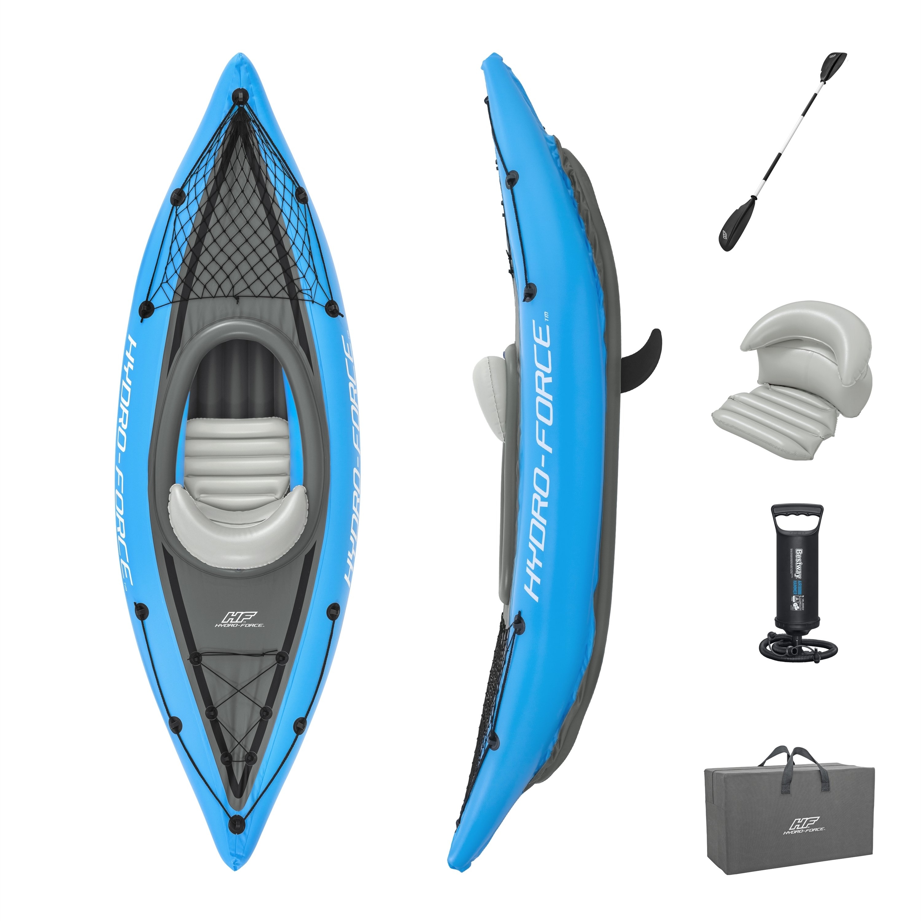 Hydro-Force Cove Champion Inflatable Kayak 9ft