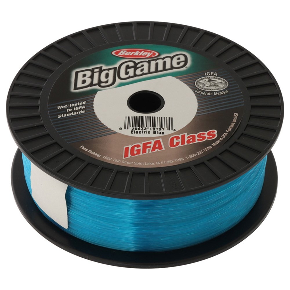 Berkley Big Game IGFA Class Monofilament Line Electric Blue 600m 24kg 0.68mm