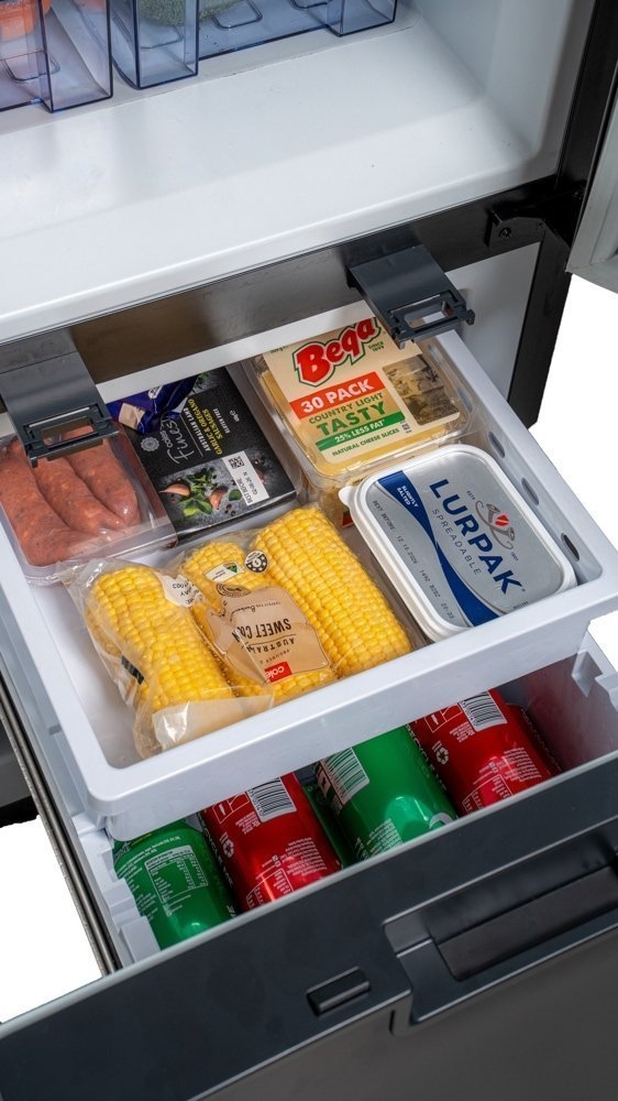 myCOOLMAN Upright Dual Zone Fridge/Freezer 205L