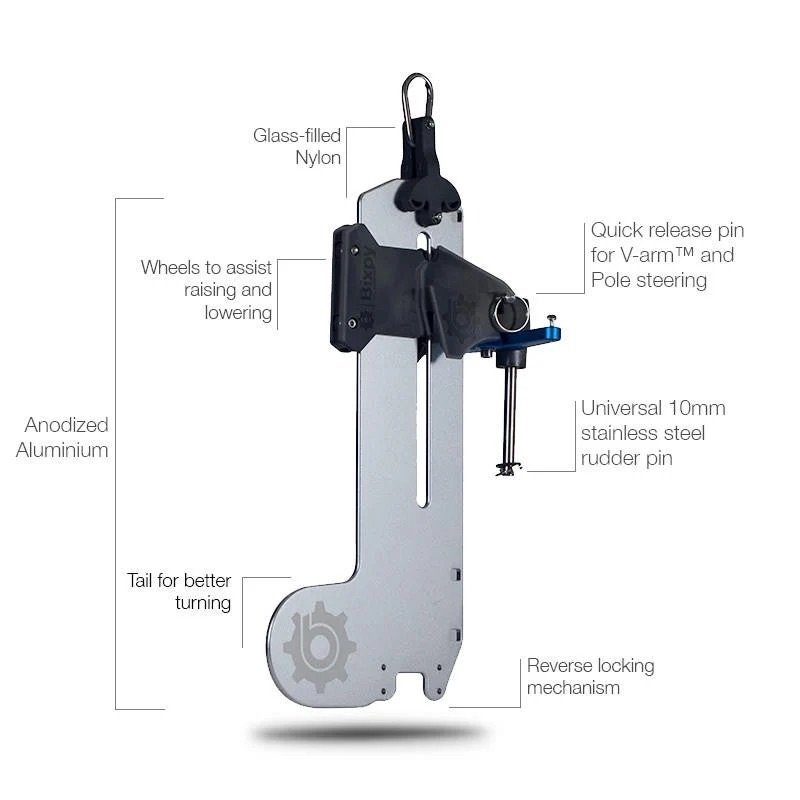 Bixpy Universal Versa Rudder Kit with Pole Steering