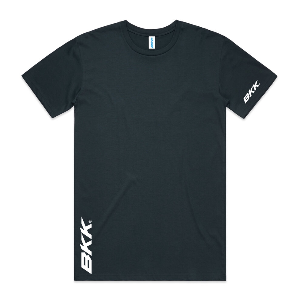 BKK Land Sand Sea Mens T-Shirt Triangle Design Navy XL