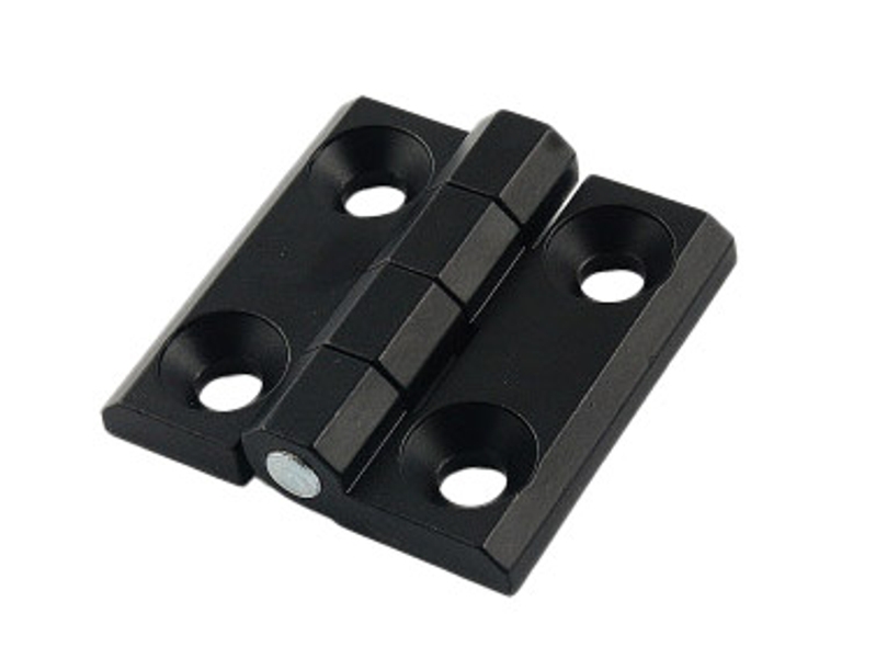 Black Nylon Hinge 38 x 35mm Qty 2