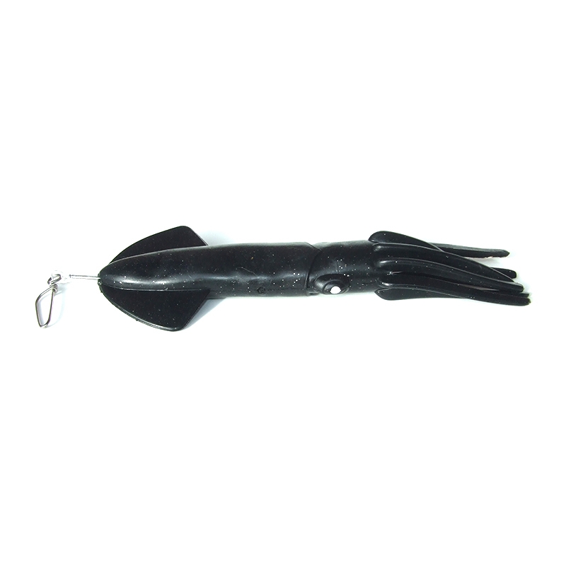 Bonze Dredge/Teaser Squid 23cm Rigged Black