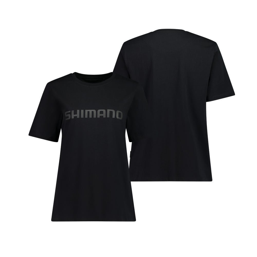 Shimano Black Stealth Womens T-Shirt