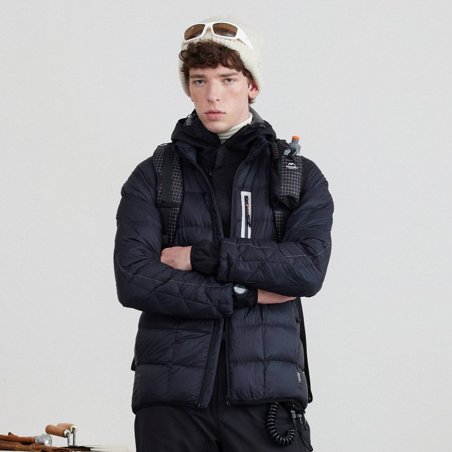 Naturehike Air Goose Down Puffer Jacket Black Medium