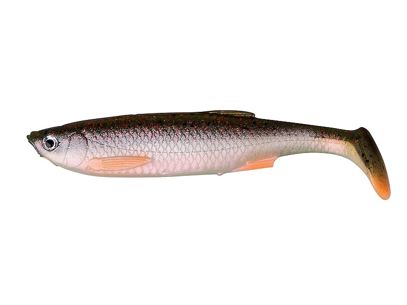 Savage Gear LB 3D Bleak Paddle Tail Softbait 8cm Green Pearl Silver Qty 5