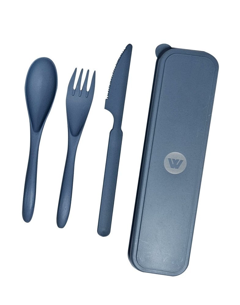 Wildtrak Wheat Straw Cutlery Set Dishwasher and Microwave Safe
